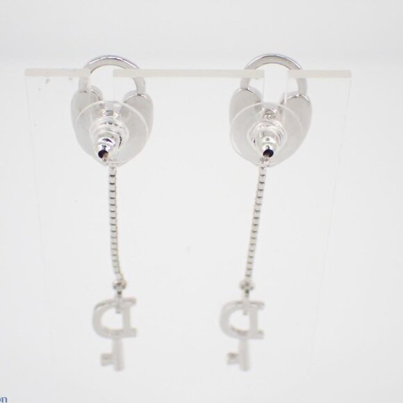 Christian Dior Lock & Key Earrings - Picture 2 of 3